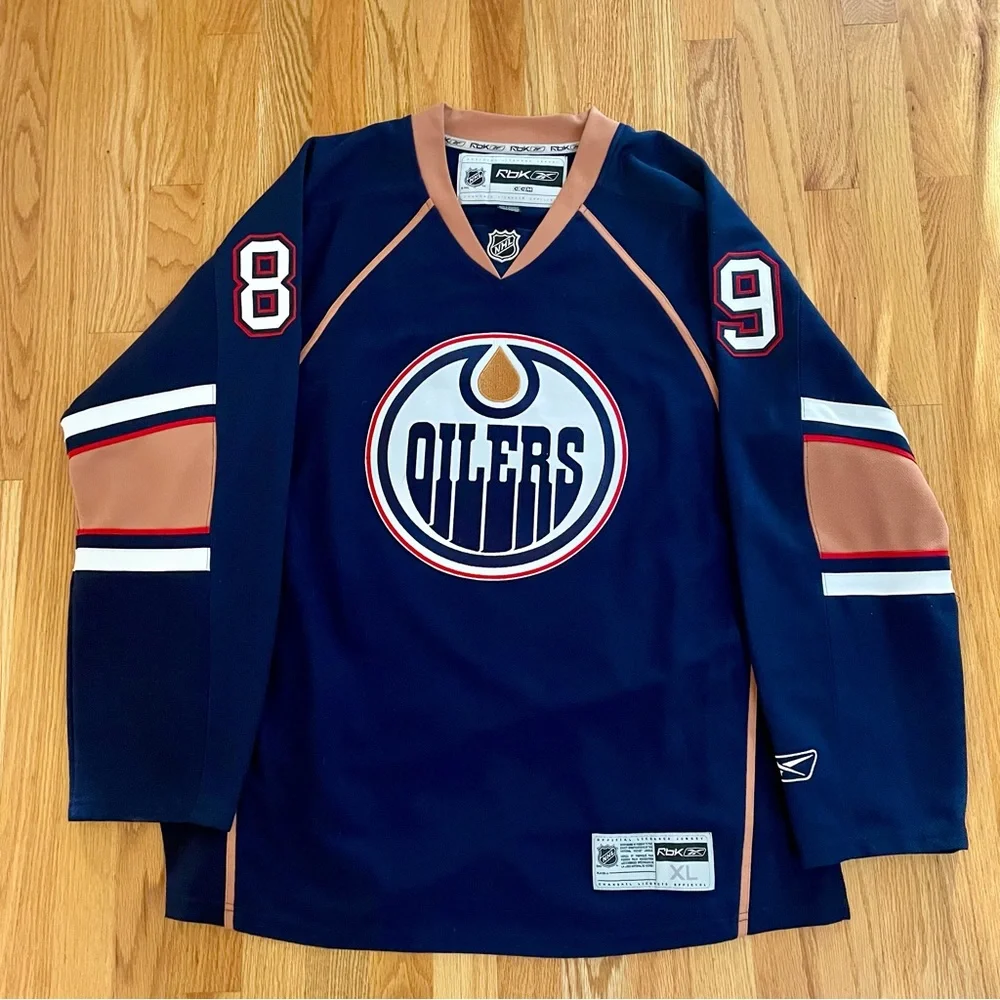 SOLD Men's RbK NHL Oilers Hockey Jersey Gagner, Sz XL - Picture 4 of 13